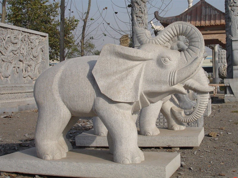 等待安裝的石雕大象[編號(hào)160]