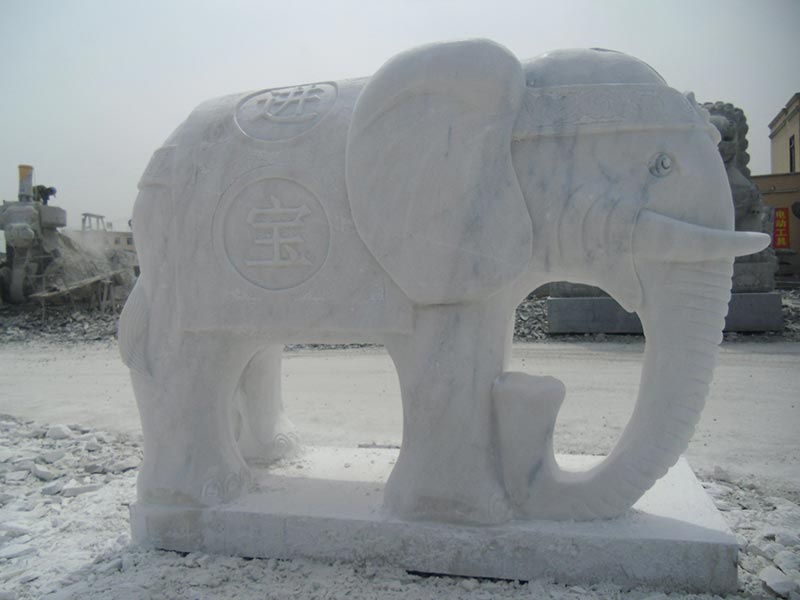 招財(cái)石雕大象[編號(hào)155]