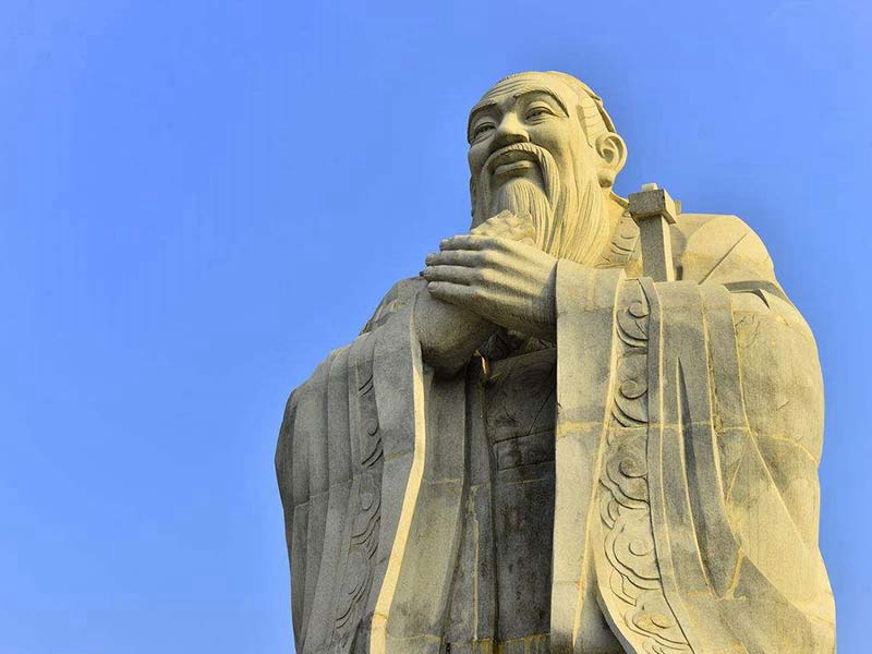 花崗巖石雕孔子像[編號(hào)255]