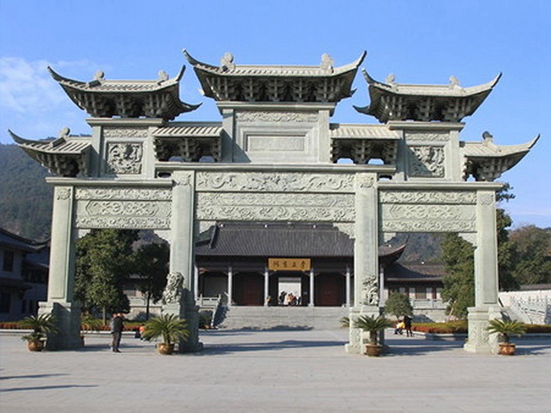 寺廟三門七樓石牌坊大門[編號(hào)432]