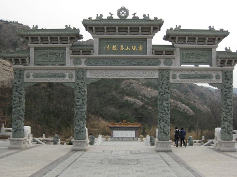 大型寺廟山門牌坊圖片（編號003）