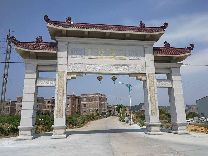 石頭大門(mén)安裝