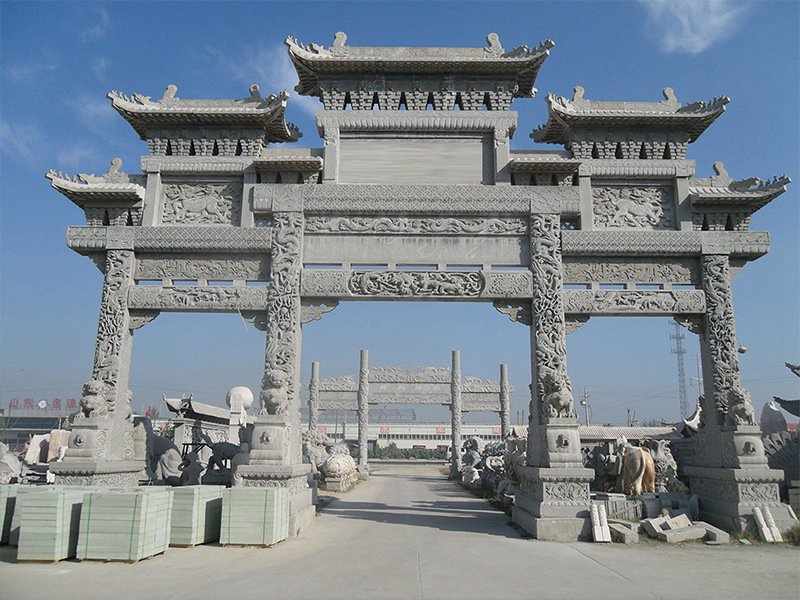 青石石牌坊石牌樓廠家（編號458）