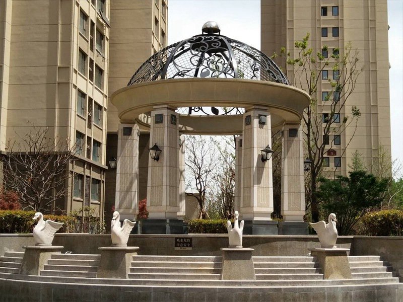 小區(qū)休息歐式涼亭