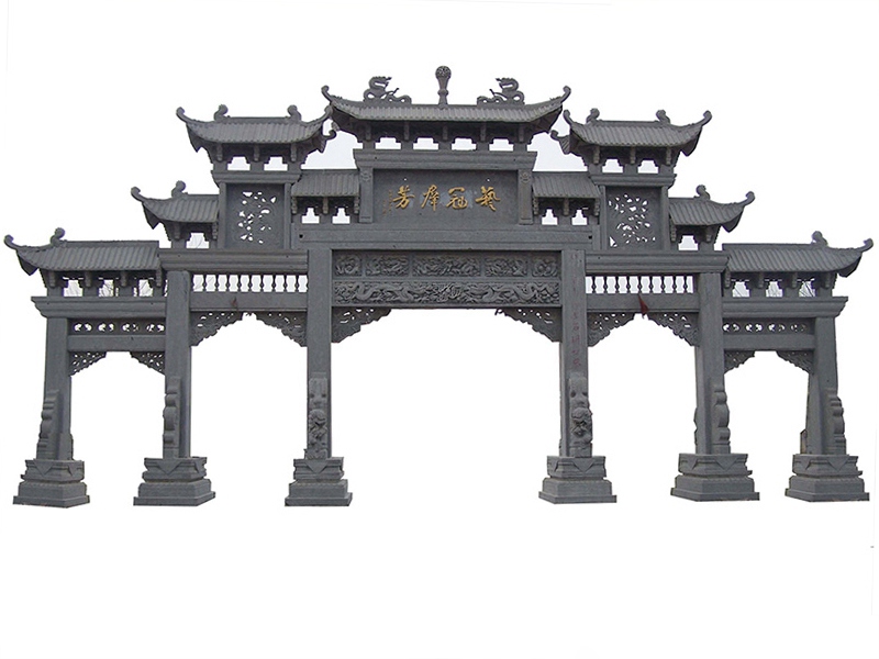 五門青石石牌坊