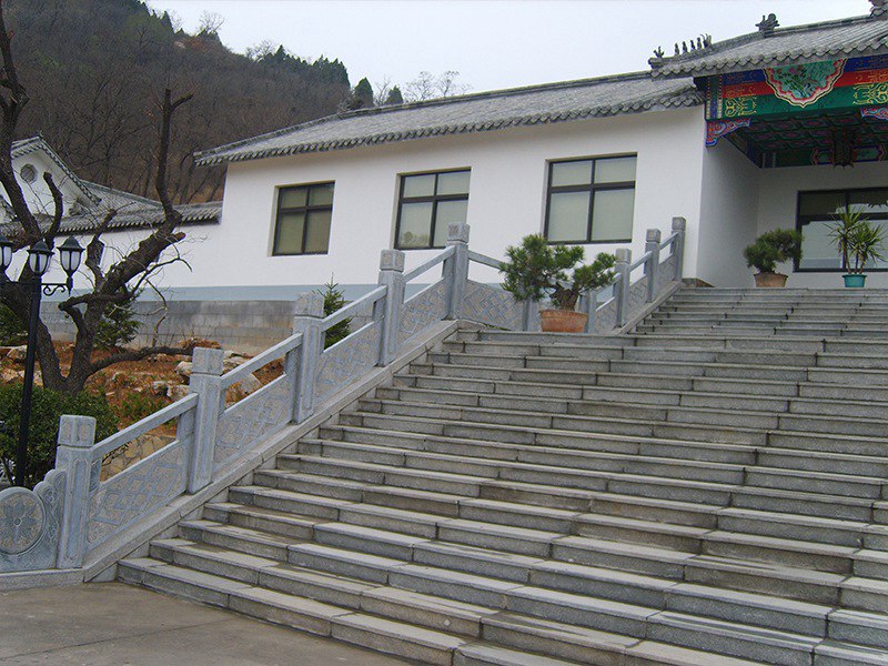 青石臺階石欄桿