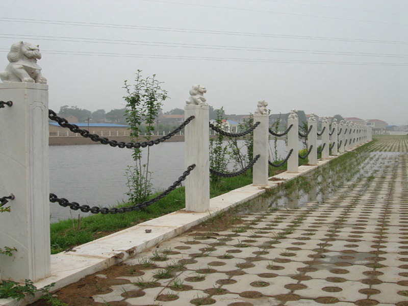 別墅區(qū)簡易花崗巖河道石欄桿（編號347）