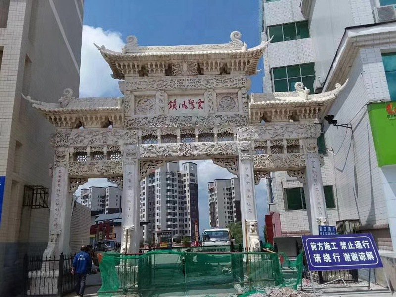 小區(qū)仿古石牌坊