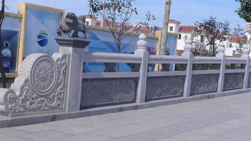 河道石雕欄桿橋梁石護欄