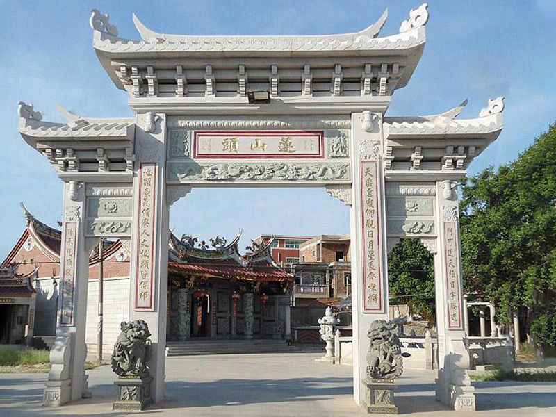 景區(qū)大門石雕牌坊